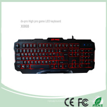 Acessórios para jogos Professional Red LED PC Gaming Keyboards (KB-1901EL)